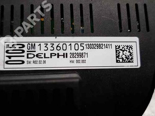 Climate control OPEL MERIVA B MPV (S10)  | BP7584655I5 