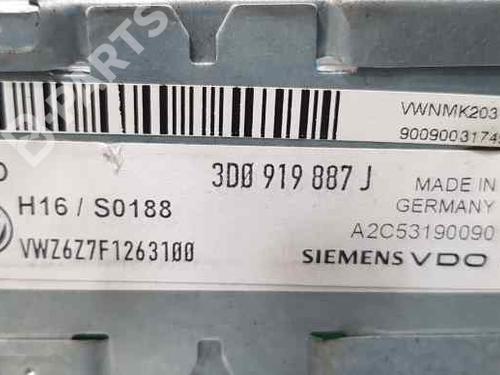 Moduł elektroniczny VW PHAETON (3D1, 3D2, 3D3, 3D4, 3D6, 3D7, 3D8, 3D9)  | BP7588938M83 