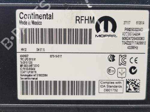 Module électronique JEEP COMPASS (MP, M6, MV, M7) 2.0 CRD 4x4 | BP20666688M83 