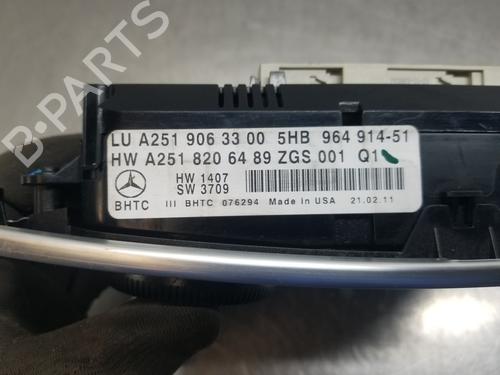 Climate control MERCEDES-BENZ M-CLASS (W164)  | BP29339671I5 