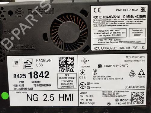 Elektronische module OPEL MOKKA / MOKKA X (J13)  | BP24146687M83 
