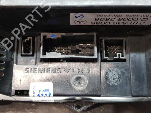 Climate control MERCEDES-BENZ CLS (C219)  | BP18293598I5 