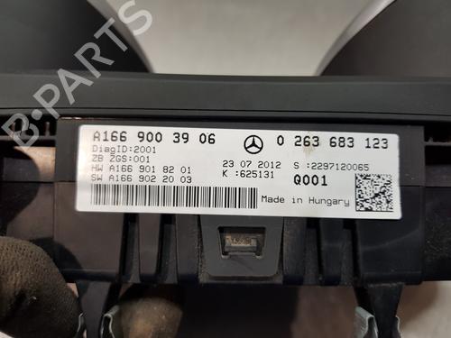 Instrument cluster MERCEDES-BENZ M-CLASS (W166)  | BP29354675C47 