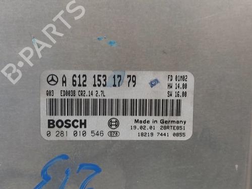 Computer motormanagement MERCEDES-BENZ M-CLASS (W163) ML 270 CDI (163.113) | BP17039340M57 