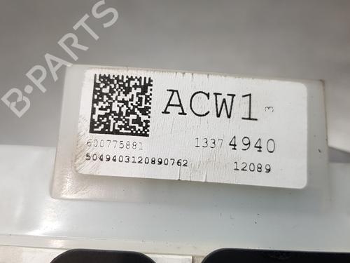 Instrument cluster OPEL ZAFIRA TOURER C (P12) 2.0 CDTi (75) | BP15371627C47 