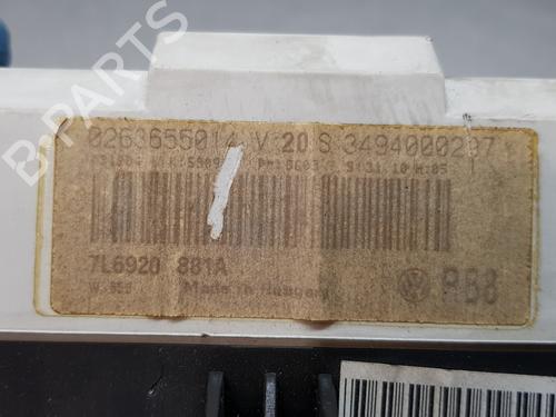 Cockpit VW TOUAREG (7LA, 7L6, 7L7)  | BP18734800C47 