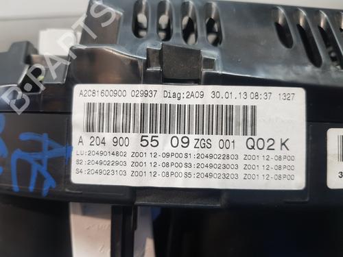 Instrument cluster MERCEDES-BENZ GLK-CLASS (X204)  | BP29743372C47 
