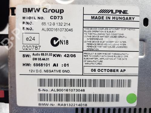 Radio BMW 1 (E87) 116 i | BP26456519E6 