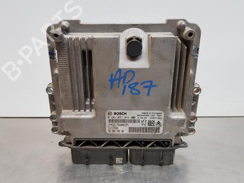 Used Engine control unit (ECU) PEUGEOT 208 I (CA_, CC_) 1.6 HDi / BlueHDi 75 (75 hp) 29708809