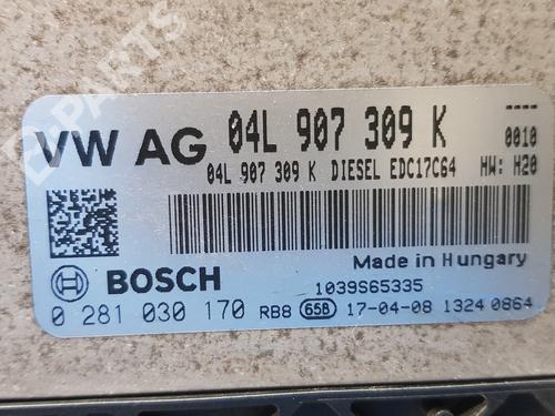 Engine control unit (ECU) VW CADDY IV MPV (SAB, SAJ) 2.0 TDI | BP11036865M57 
