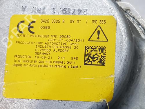 Rear right seatbelt BMW X3 (G01, F97, G08)  | BP17554940I28 