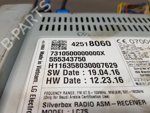 Radio OPEL ASTRA K (B16)  | BP22906609E6 