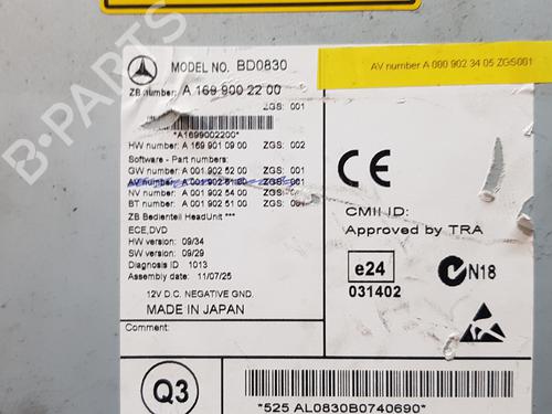Electronic module MERCEDES-BENZ VITO Bus (W639) 116 CDI (639.701, 639.703, 639.705) | BP11350764M83 