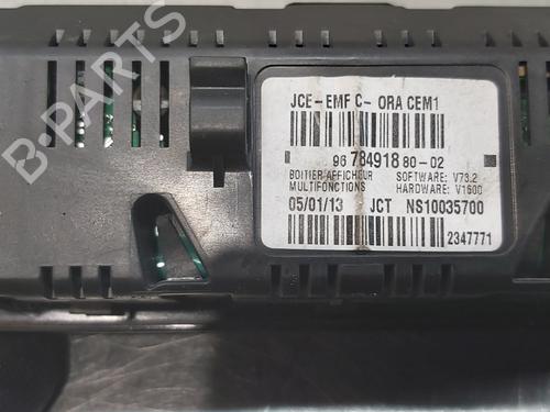 Display monitor PEUGEOT 5008 (0U_, 0E_) 2.0 HDi 150 / BlueHDi 150 | BP15914258C48 