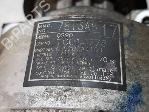 AC compressor MITSUBISHI OUTLANDER III (GG_W, GF_W, ZJ, ZL, ZK) 2.2 Di-D (GF6W) | BP8238909M34 