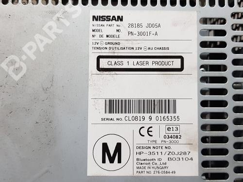 Radio NISSAN QASHQAI / QASHQAI +2 I (J10, NJ10, JJ10E)  | BP11292473E6 