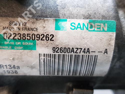 AC compressor NISSAN JUKE (F15) 1.5 dCi | BP7591393M34 