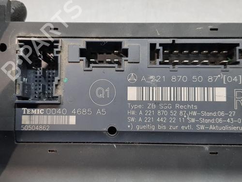 Control unit MERCEDES-BENZ S-CLASS (W221, V221)  | BP18323078M11 