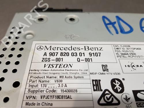 Radio MERCEDES-BENZ SPRINTER 3,5-t Van (B907, B910) 311 CDI (910.631, 910.633) | BP27870217E6 