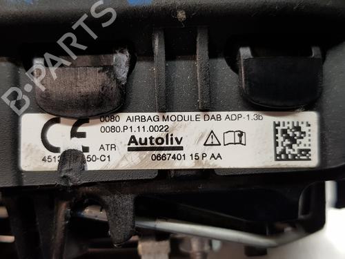 Driver airbag TOYOTA AURIS (_E18_) 1.4 D-4D (NDE180_, NDE180R) | BP18105393C9 