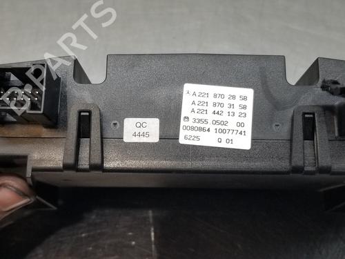 Climate control MERCEDES-BENZ S-CLASS (W221, V221)  | BP18051434I5