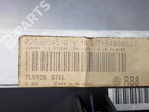 Instrument cluster VW TOUAREG (7LA, 7L6, 7L7)  | BP9048751C47 
