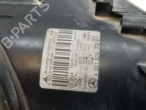 Left headlight MERCEDES-BENZ S-CLASS (W221, V221) S 420 CDI (221.028, 221.128) | BP18071347C28 