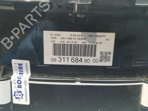 Instrument cluster PEUGEOT EXPERT Van (V_)  | BP29279382C47 