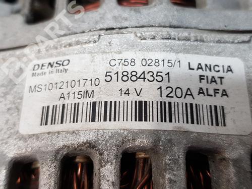 Alternator FIAT 500X (334_) 1.6 D Multijet (334AXA1B, 334AXA11) | BP9721190M7 