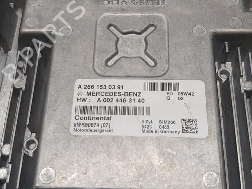 Engine control unit (ECU) MERCEDES-BENZ A-CLASS (W169) A 150 (169.031, 169.331) | BP16343373M57 