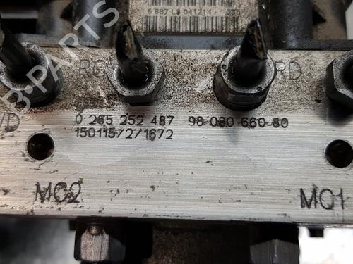 ABS pump PEUGEOT 5008 (0U_, 0E_) 1.6 HDi | BP16011224M43 