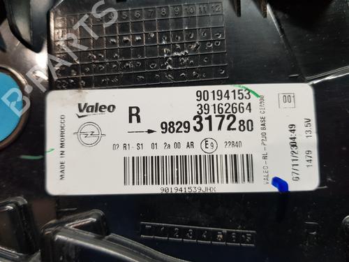 Right taillight OPEL CORSA F (P2JO)  | BP29854842C35