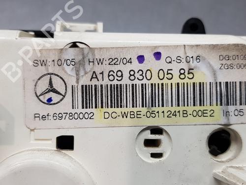 Climate control MERCEDES-BENZ B-CLASS Sports Tourer (W245) B 200 (245.233) | BP30879203I5