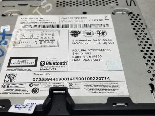 Display monitor FIAT 500L (351_, 352_)  | BP20699184C48 