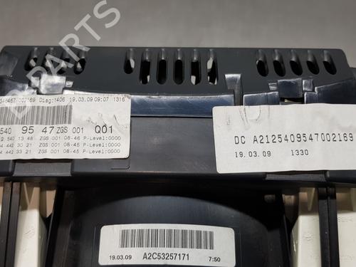 Instrument cluster MERCEDES-BENZ E-CLASS Coupe (C207)  | BP16755811C47 