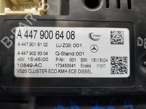 Instrument cluster MERCEDES-BENZ VITO Tourer (W447)  | BP29276126C47 