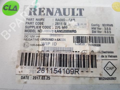 Multifunctionele display RENAULT CAPTUR I (J5_, H5_)  | BP23957539C48 