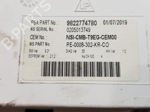 Instrument cluster PEUGEOT 308 SW II (LC_, LJ_, LR_, LX_, L4_) 1.5 BlueHDi 130 | BP13561411C47 