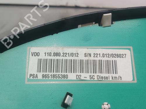 Instrument cluster PEUGEOT 407 (6D_) 2.0 HDi 135 (6DRHRH, 6DRHRE, 6DRHRG, 6DRHRJ) | BP13542305C47 