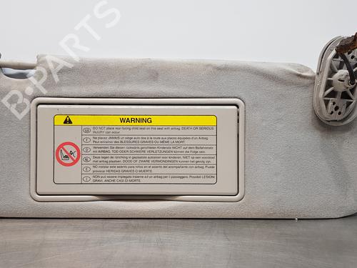 Used Right sun visor TOYOTA AVENSIS (_T25_) [2003-2008]  30879471