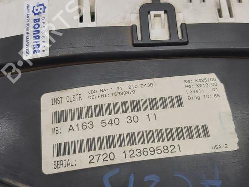 Cockpit MERCEDES-BENZ M-CLASS (W163) ML 270 CDI (163.113) | BP17039503C47 