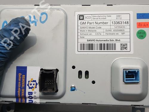 Display monitor OPEL MERIVA B MPV (S10)  | BP16473825C48 