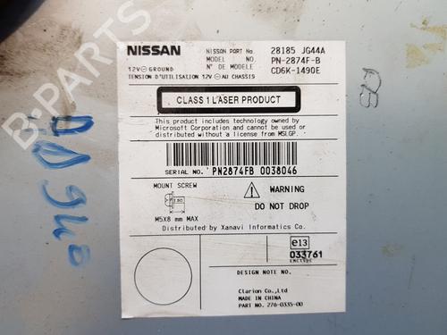 Radio NISSAN QASHQAI / QASHQAI +2 I (J10, NJ10, JJ10E)  | BP26572309E6 