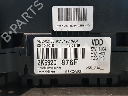 Kombiinstrument VW CADDY IV Box Body/MPV (SAA, SAH)  | BP19805439C47 