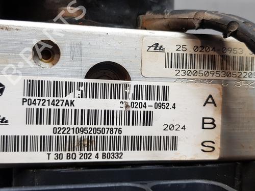 ABS pump CHRYSLER VOYAGER IV (RG, RS) 2.5 CRD | BP16123310M43 