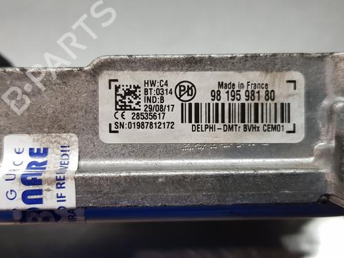 Start/Stop styreenhed CITROËN C4 Picasso II 1.6 BlueHDi 100 | BP18526582M59 