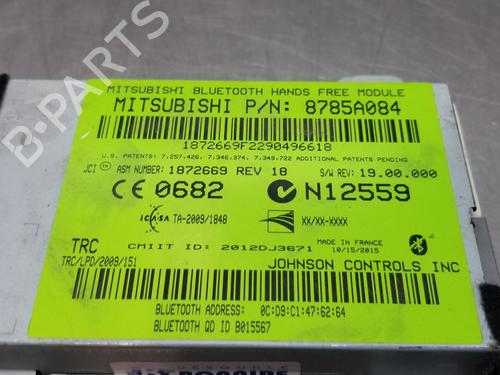 Electronic module MITSUBISHI OUTLANDER III (GG_W, GF_W, ZJ, ZL, ZK)  | BP20706672M83 