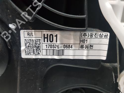 Rear left window mechanism HYUNDAI IONIQ (AE)  | BP30122757C24 