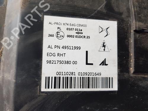 Left headlight DS DS 7 Crossback (J4_, JR_, JC_)  | BP29568489C28 