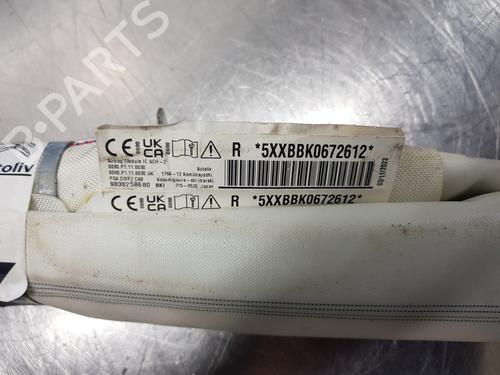 Right curtain airbag PEUGEOT 2008 II (UD_, US_, UY_, UJ_, UR_, UC_) 1.2 PureTech 130 (USHNS, URHNS) | BP29591506C12 